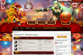 Xenforo Style forum game MU - Skin xenforo MU Hà Nội ex701