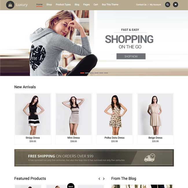 Nhận làm webshop bán quần áo nữ